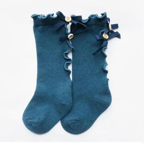 Baby Bowknot Ruffled Socks (Bows and Ruffles Design)