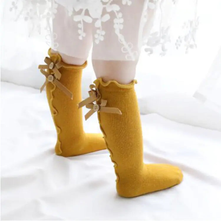Baby Bowknot Ruffled Socks (Bows and Ruffles Design)