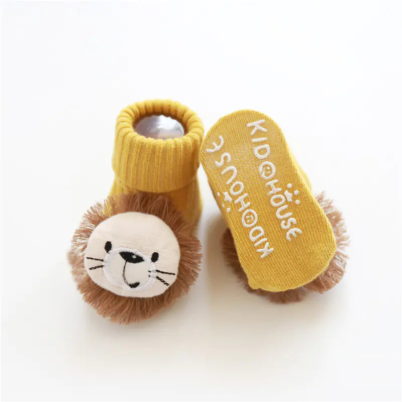 Baby Floor Socks, Infant Walking Socks, Newborn Crew Socks