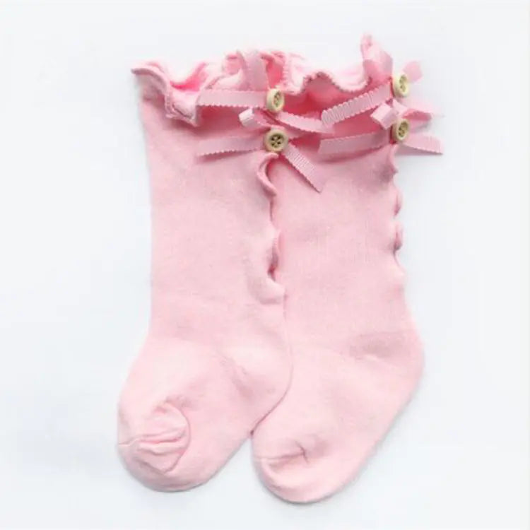 Baby Bowknot Ruffled Socks (Bows and Ruffles Design)