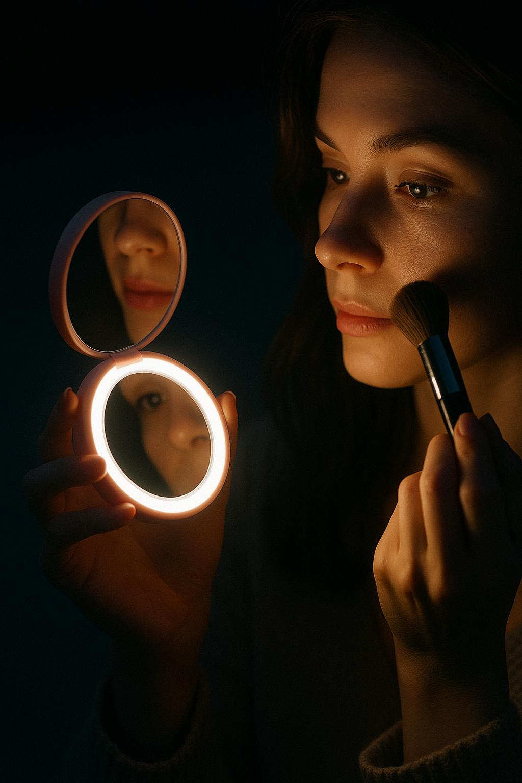 LED Makeup Box with Mirror