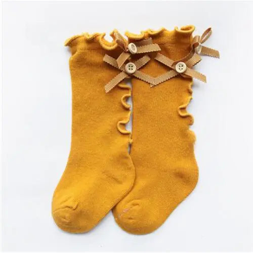 Baby Bowknot Ruffled Socks (Bows and Ruffles Design)