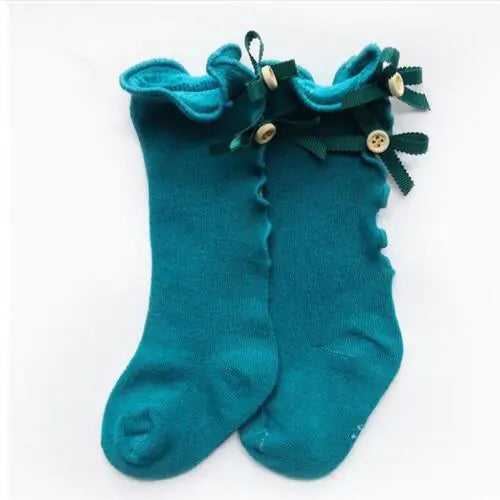 Baby Bowknot Ruffled Socks (Bows and Ruffles Design)