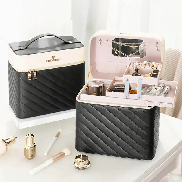 stylish Fashionable Portable Makeup Bag / makeup Storage Box
