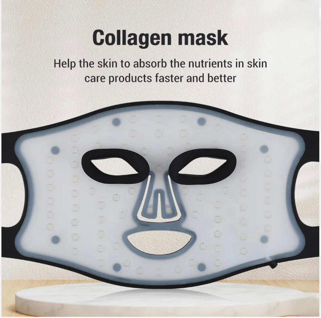 ELEGANA LED Light Therapy Face Mask – Red & Blue Light Skincare Treatment