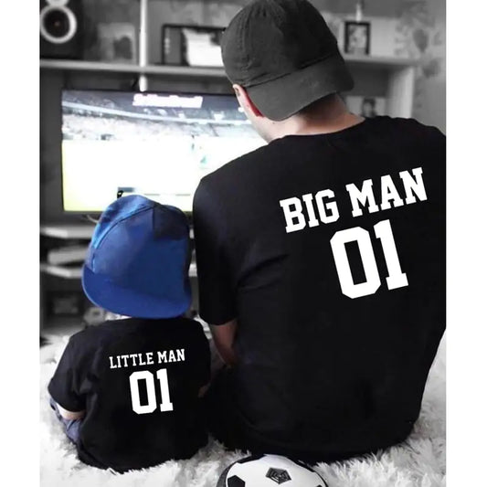 Big Man & Little Man Matching Tee Set