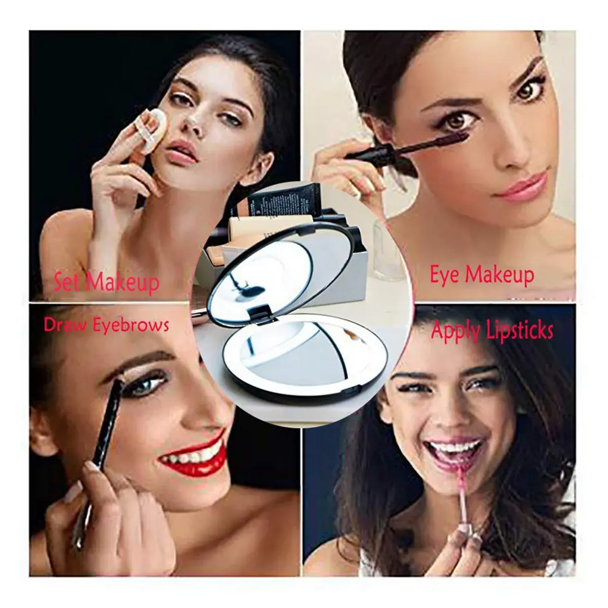 Led Folding Makeup Mirror（private listing）