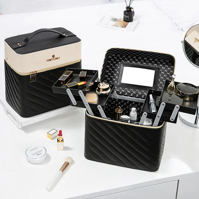 stylish Fashionable Portable Makeup Bag / makeup Storage Box