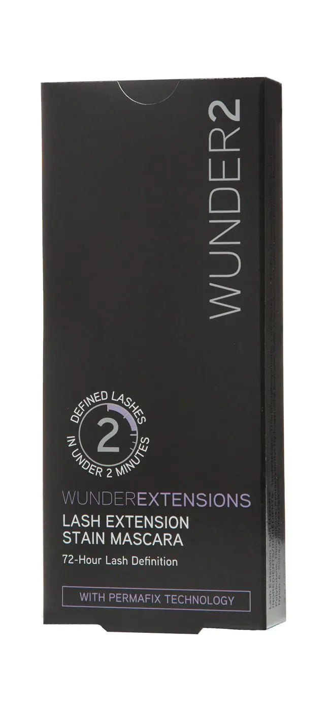WUNDER2 WUNDEREXTENSIONS Makeup Eye Lash Extension Stain Mascara Volume And Length Long Lasting Waterproof Black