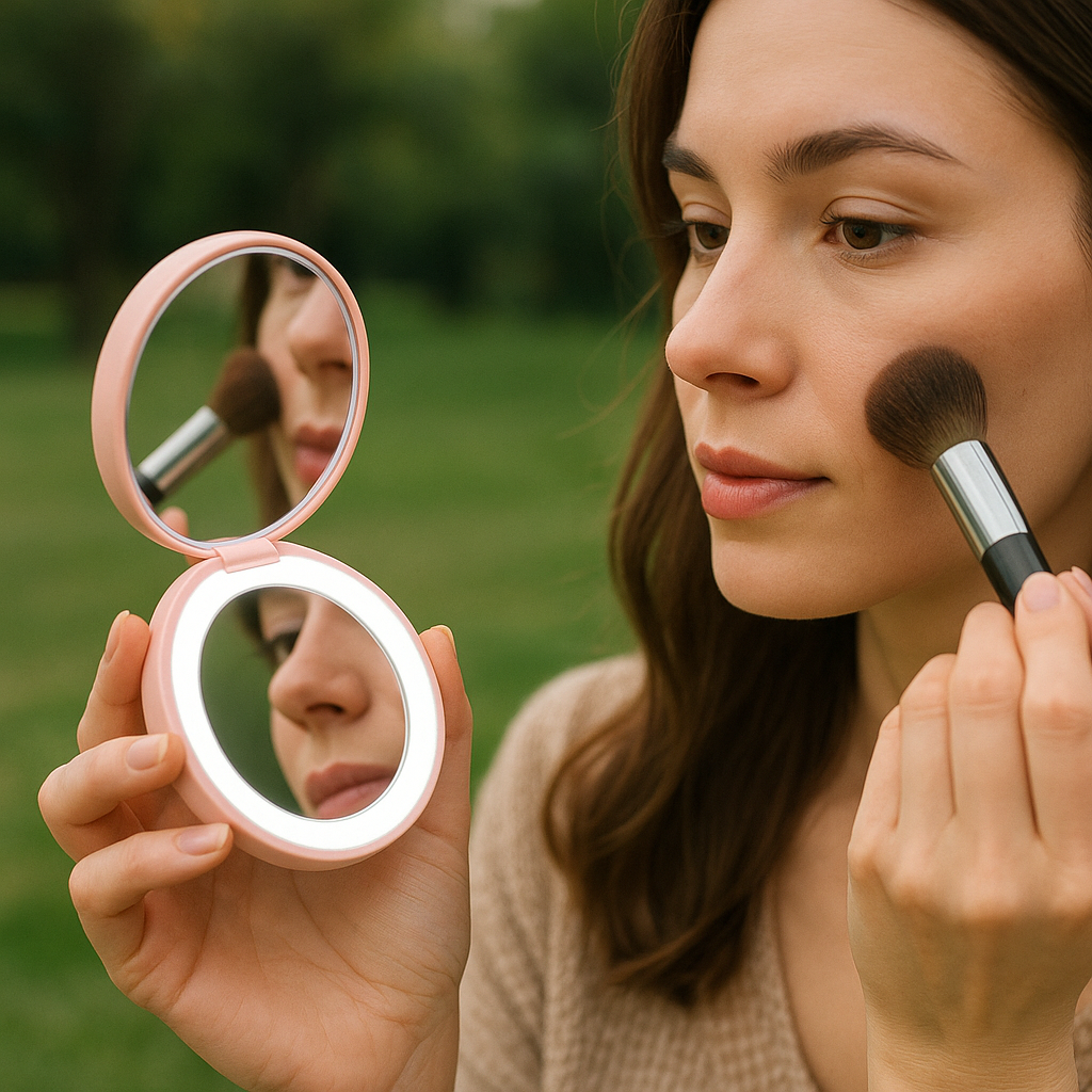 LED Makeup Box with Mirror