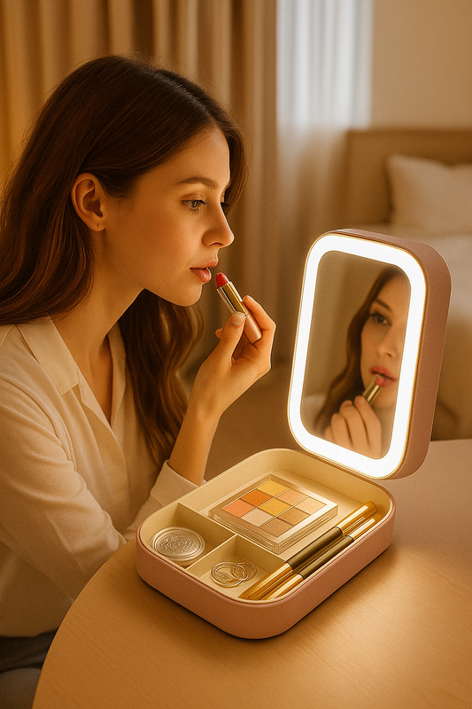 Makeup Storage Box With LED Light