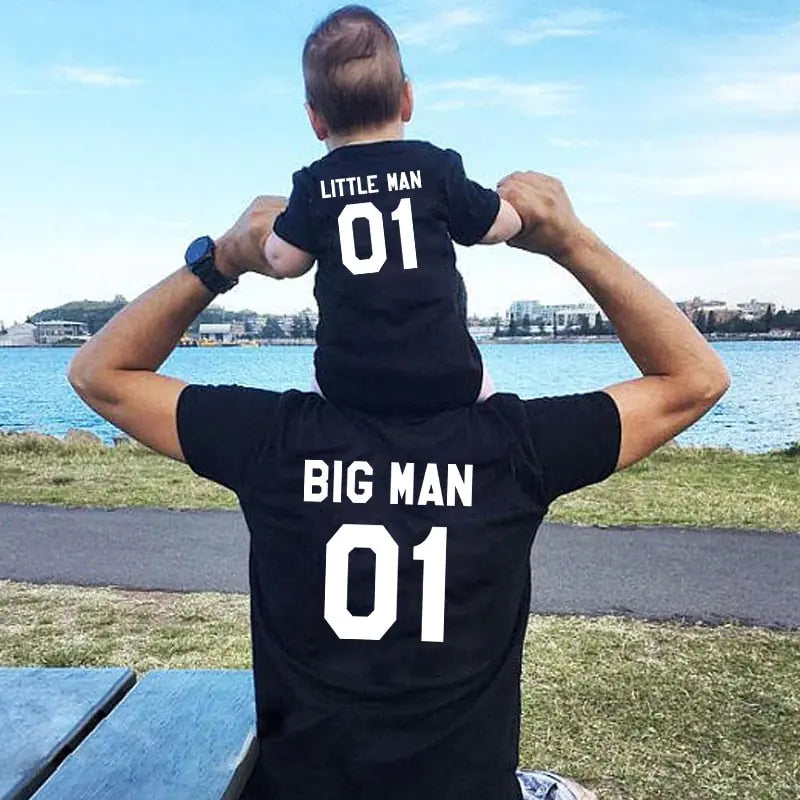 Big Man & Little Man Matching Tee Set