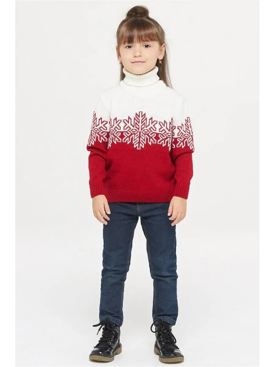 New Christmas Parent-Child Jacquard Sweater/ matching sweater